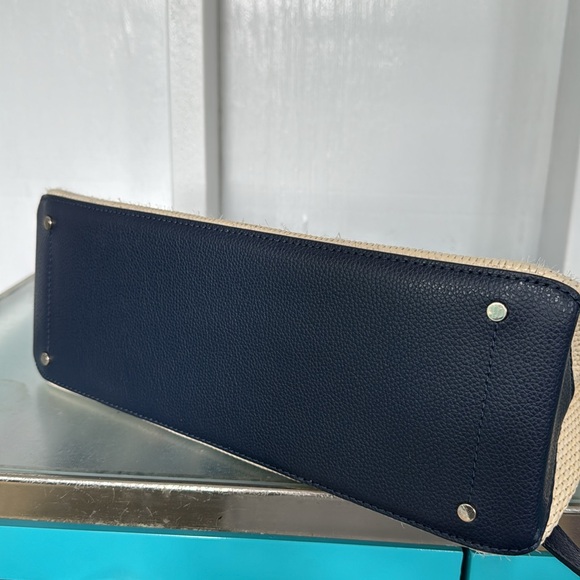 Kate Spade Bag Large Eva Woven Straw Tote Bag - Picture 9 of 17